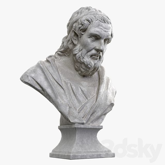 Greek philosopher IV century. BC NS. 3ds Max - thumbnail 1