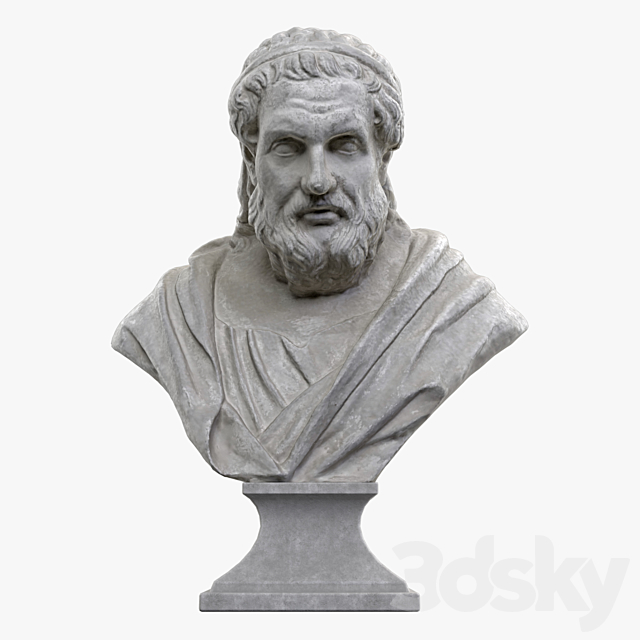 Greek philosopher IV century. BC NS. 3ds Max - thumbnail 2