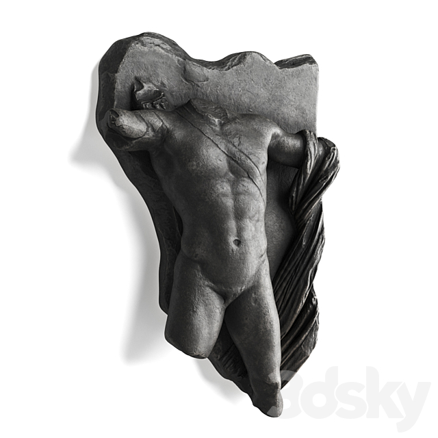 Greek warrior relief 3DSMax File - thumbnail 4