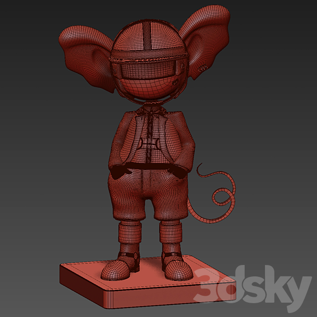 Gucci cartoon hipster toys Sculpture 3ds Max - thumbnail 3