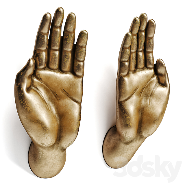 Hands handles 3DSMax File - thumbnail 1