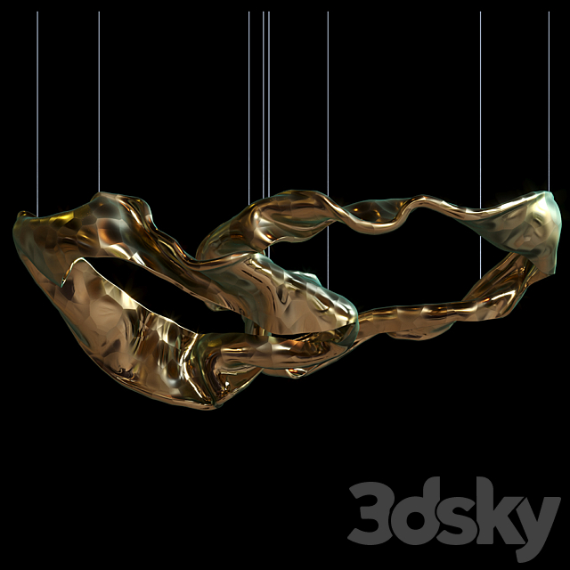 Hanging sculpture – Vargov Design 3DSMax File - thumbnail 1