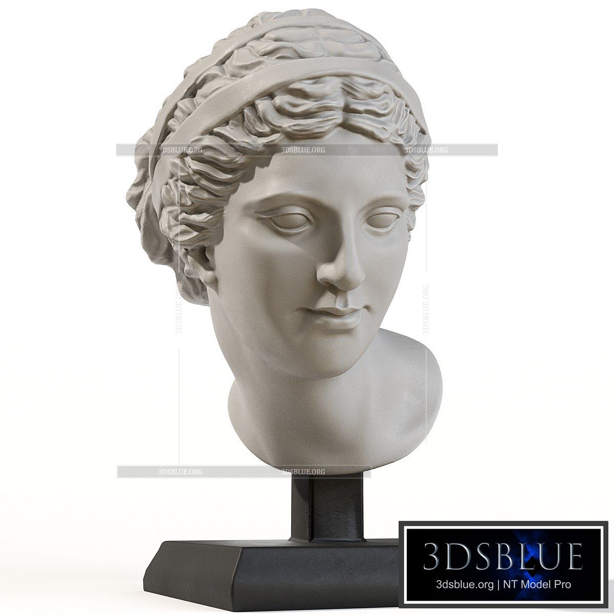 Head of aphrodite 3DS Max - thumbnail 3