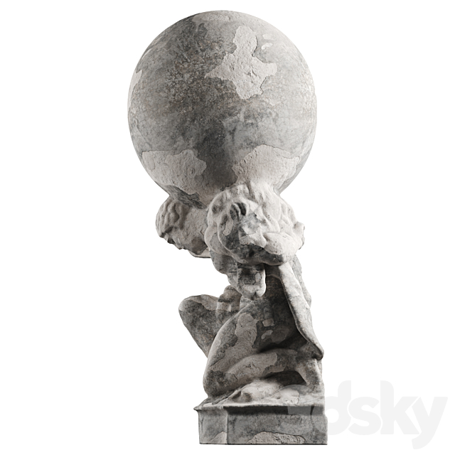 Hercules Holding Globe 3DSMax File - thumbnail 3