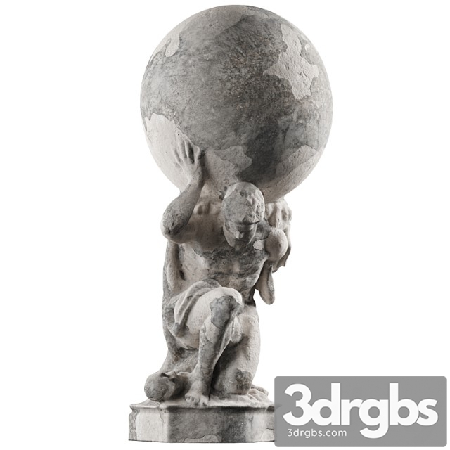 Hercules holding globe - thumbnail 1