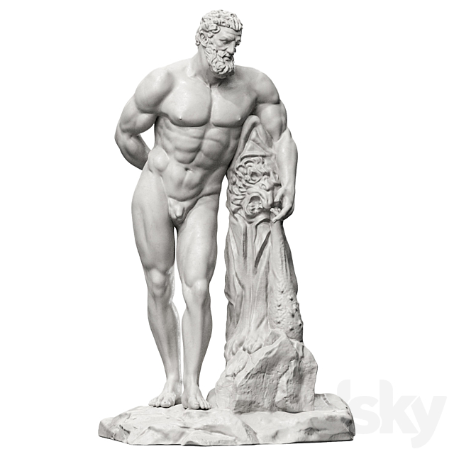 Hercules sculpture 3DSMax File - thumbnail 1