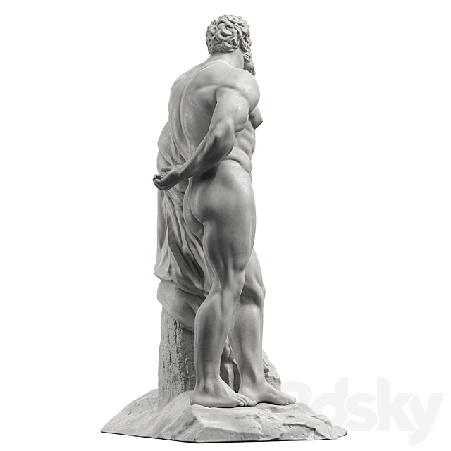 Hercules sculpture 3DSMax File - thumbnail 2