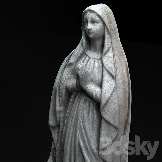 Holy Mary 3ds Max - thumbnail 2