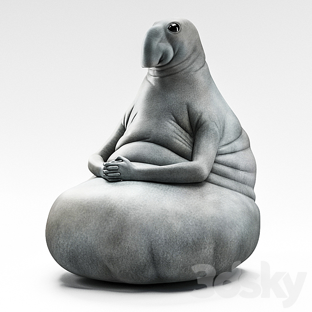 Homunculus loxodontus (zhdun) 3DSMax File - thumbnail 2