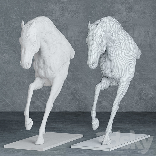 Horse 3DSMax File - thumbnail 2