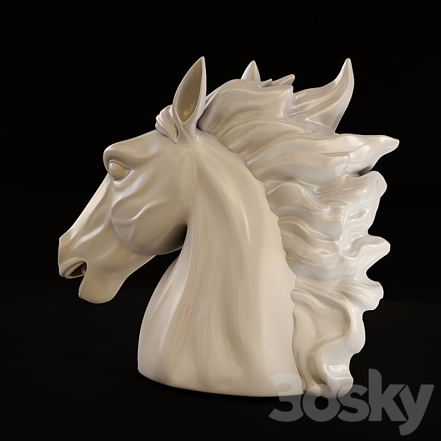 Horse Head 3DSMax File - thumbnail 3