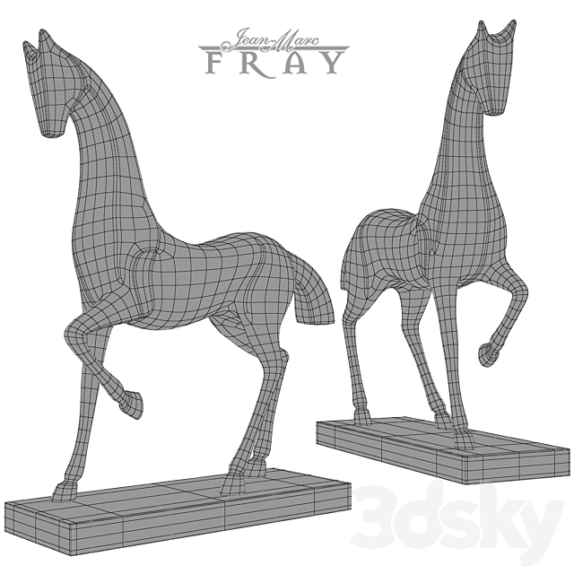 Horse Sculpture 3DSMax File - thumbnail 3