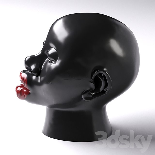 KARE Deco Head Kussmund 3DSMax File - thumbnail 3