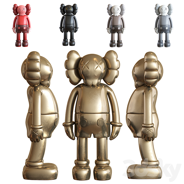 Kaws 3DS Max Model - thumbnail 1