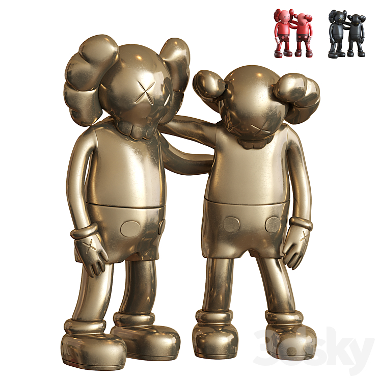 Kaws 3DS Max Model - thumbnail 1