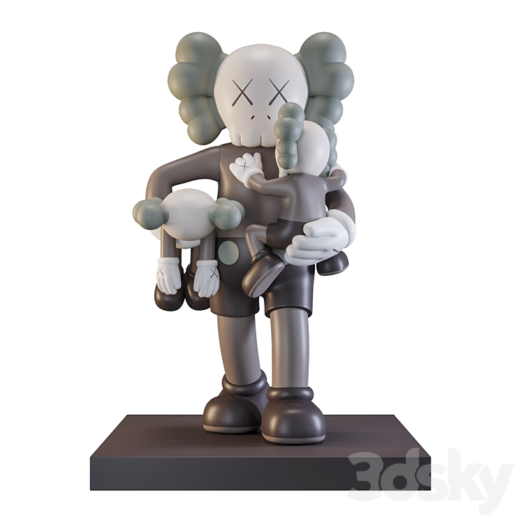 Kaws Clean Slate 3DS Max - thumbnail 1