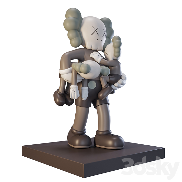 Kaws Clean Slate 3DS Max - thumbnail 2