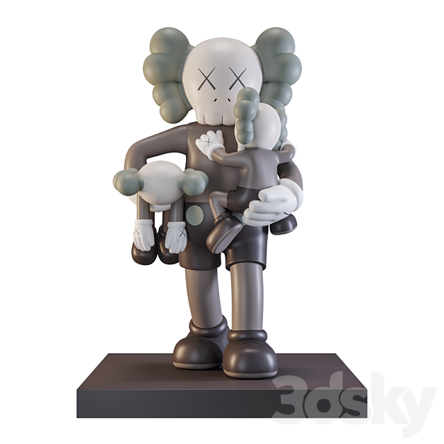 Kaws Clean Slate 3DSMax File - thumbnail 1