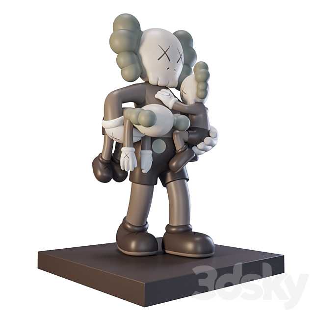 Kaws Clean Slate 3DSMax File - thumbnail 2