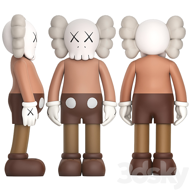 kaws collection 3DS Max Model - thumbnail 2