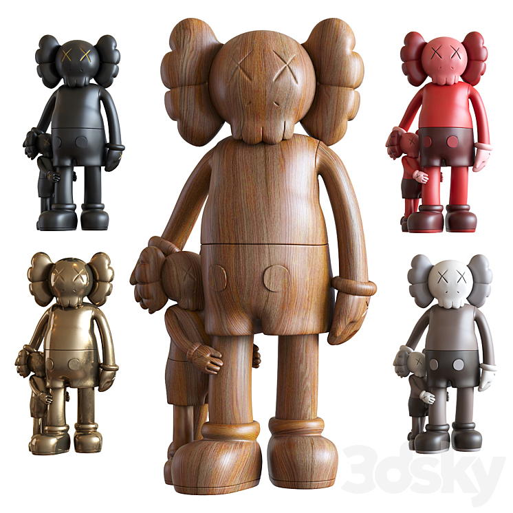 Kaws Good Intentions 2021 3DS Max Model - thumbnail 1