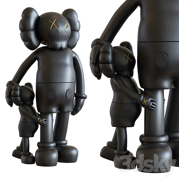 Kaws Good Intentions 2021 3DS Max Model - thumbnail 2