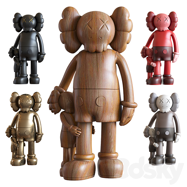 Kaws Good Intentions 2021 3DSMax File - thumbnail 1