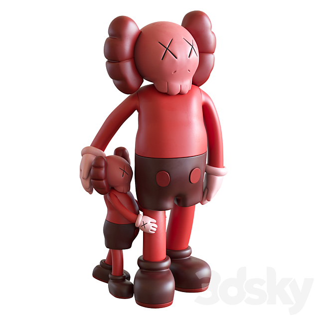 Kaws Good Intentions 2021 3DSMax File - thumbnail 4