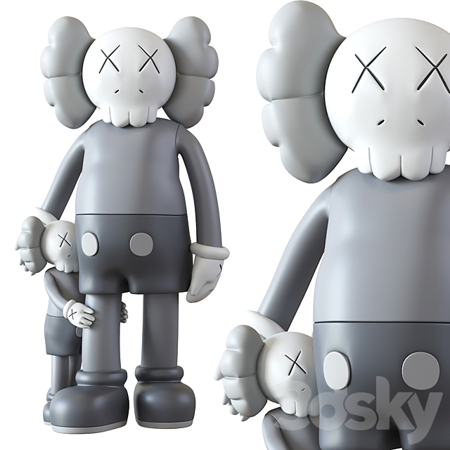 Kaws Good Intentions 2021 3DSMax File - thumbnail 6