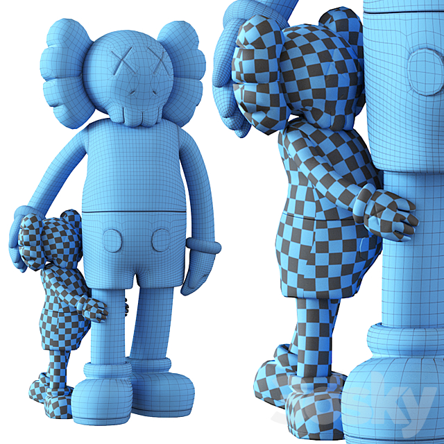 Kaws Good Intentions 2021 3DSMax File - thumbnail 7