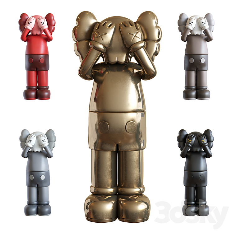 Kaws Holiday 3DS Max Model - thumbnail 1