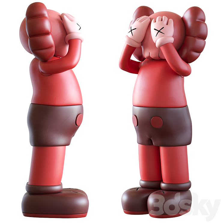 Kaws Holiday 3DS Max Model - thumbnail 2