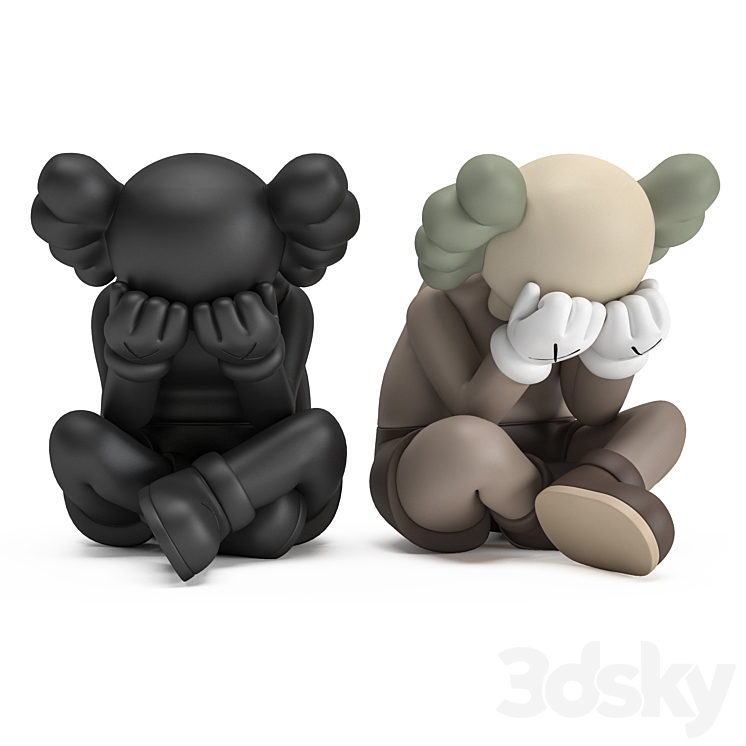 Kaws Separated 3DS Max Model - thumbnail 1