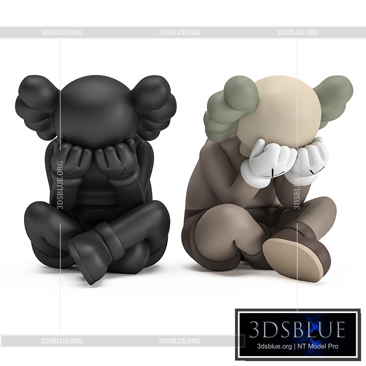 Kaws Separated 3DS Max - thumbnail 3