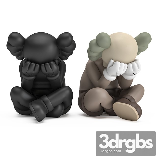 Kaws Separated 3dsmax Download - thumbnail 1