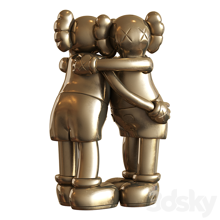 Kaws Together 3DS Max Model - thumbnail 2