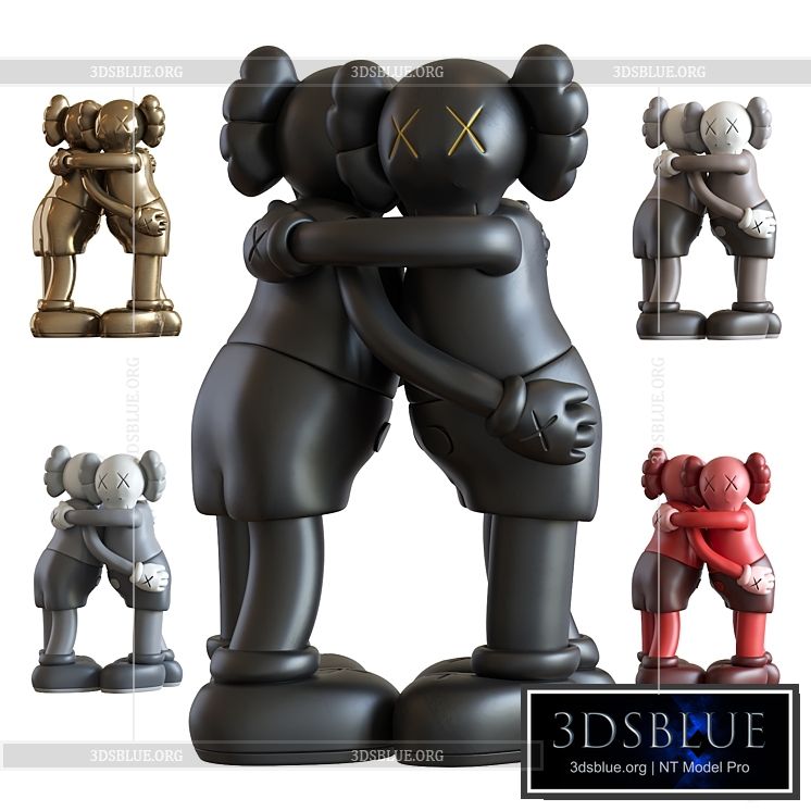 Kaws Together 3DS Max - thumbnail 3