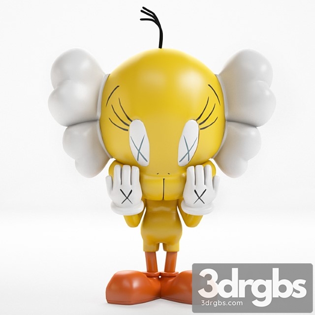 Kaws Tweety 3dsmax Download - thumbnail 1