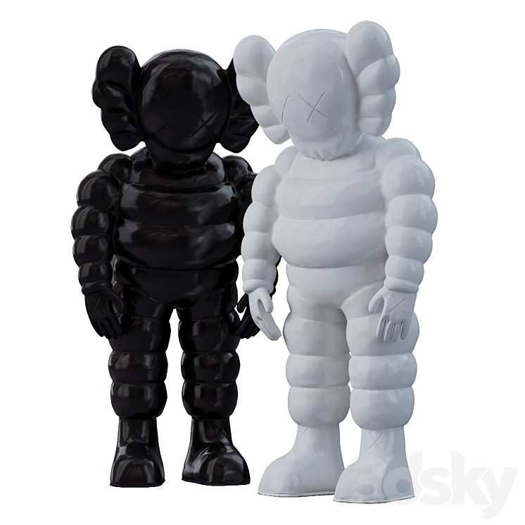 Kaws what party 3DS Max Model - thumbnail 3