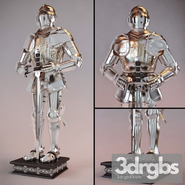 Knight Armor 3dsmax Download - thumbnail 1