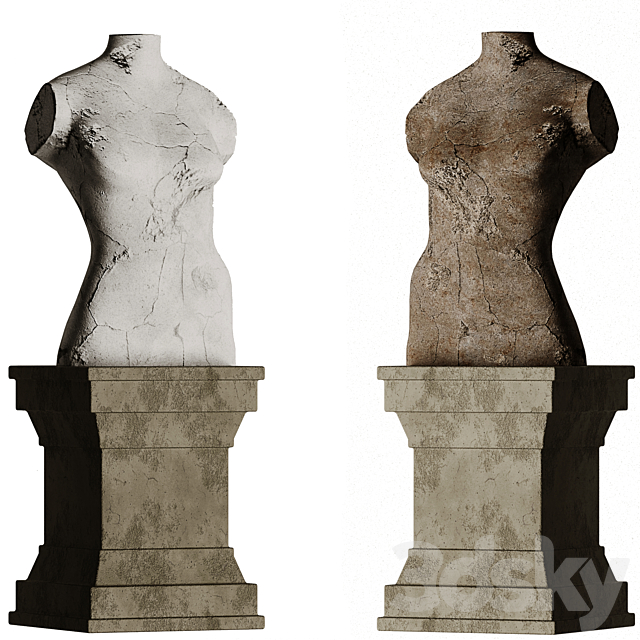 Lady statue 3DSMax File - thumbnail 1