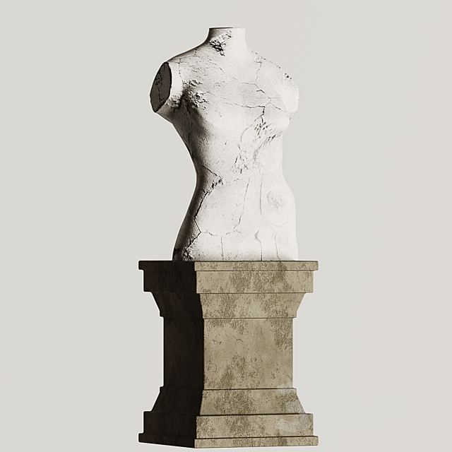 Lady statue 3DSMax File - thumbnail 3