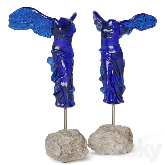 Lalique la victoire de samothrace statuette 3DSMax File - thumbnail 2