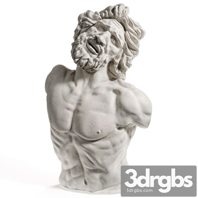 Laocoon bust sculpture - thumbnail 1