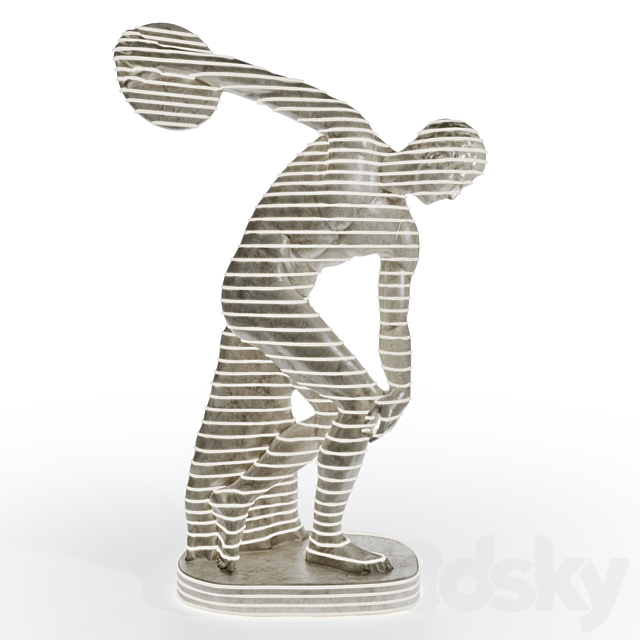 Leo Caillard Neon Discobolus 3DSMax File - thumbnail 2