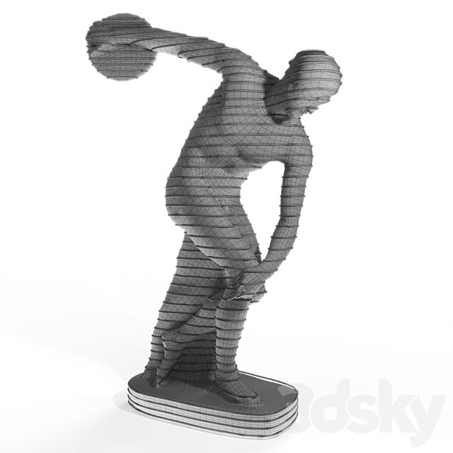 Leo Caillard Neon Discobolus 3DSMax File - thumbnail 5