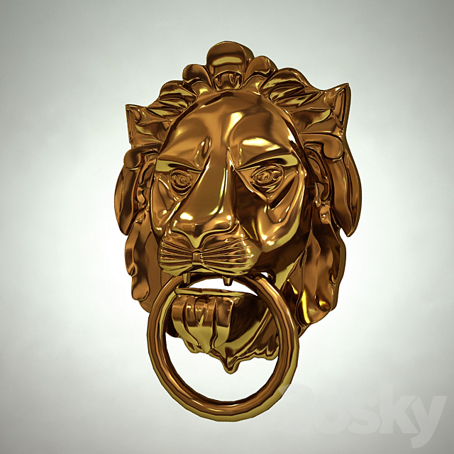 Lion Head 3DSMax File - thumbnail 1