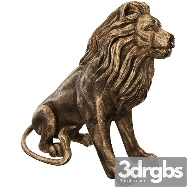 Lion statue - thumbnail 1