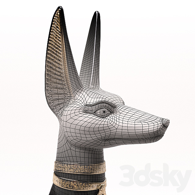 Lladro Anubis 3DSMax File - thumbnail 2