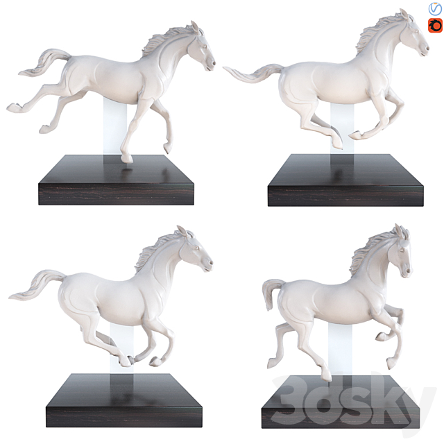 LLADRO GALLOP 3DSMax File - thumbnail 1